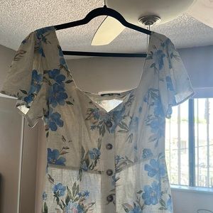 LuLus Floral Jumpsuit